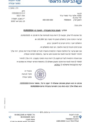 פיצויים ומענק חד פעמי בסך 102 אלף ש"ח עבור רוכב אופנוע שסבל משבר בקרסול ונקבעו לו 10% נכות צמיתה בביטוח לאומי.