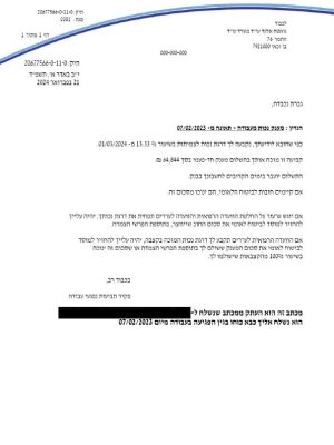 סכום התביע: 64.000₪